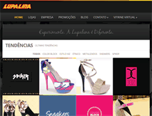Tablet Screenshot of lupalina.com.br